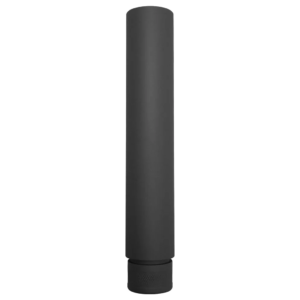 Fake Suppressor Barrel Extension 5.56 (.223) | Extends Past Barrel | 1/2x28 - Black