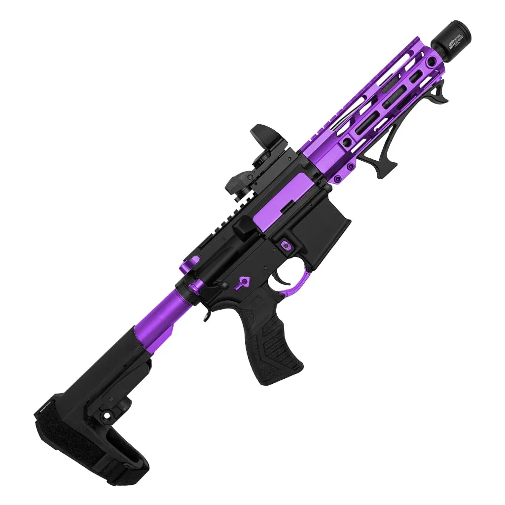 AR-15 Complete Colored Parts Kit XTS-ADZ-PK (6 colors) - Purple