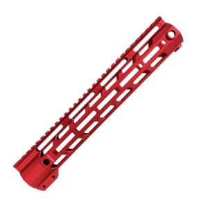 XTS-ADZ12 12" M-LOK RAILS - 7 ANODIZED COLORS - Red