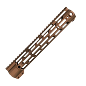 XTS-ADZ12 12" M-LOK RAILS - 7 ANODIZED COLORS - Bronze