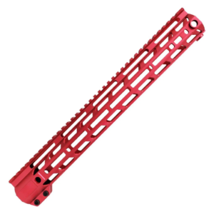 XTS-ADZ15 15" M-LOK RAIL - 7 ANODIZED COLORS - Red