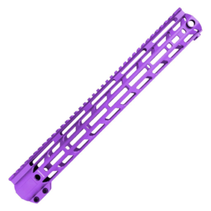 XTS-ADZ15 15" M-LOK RAIL - 7 ANODIZED COLORS - Purple
