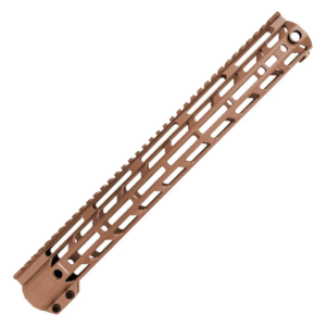 XTS-ADZ15 15" M-LOK RAIL - 7 ANODIZED COLORS - Bronze
