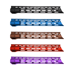 XTS-MLK15: 15" M-LOK Anodized Rail (SLANT NOSE)