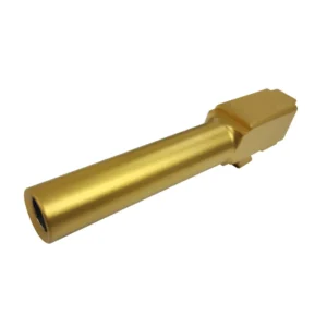 G19-BAR – GLOCK G19 GEN 1-5 CROWNED BLACK NITRIDE MATCH BARREL - Gold