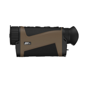 DNT HOUND H325R Handheld Thermal Monocular with LRF, Ballistic Calculator, 384x288 Sensor, 2.5-10x Digital Zoom, 1200-Yard Rangefinder