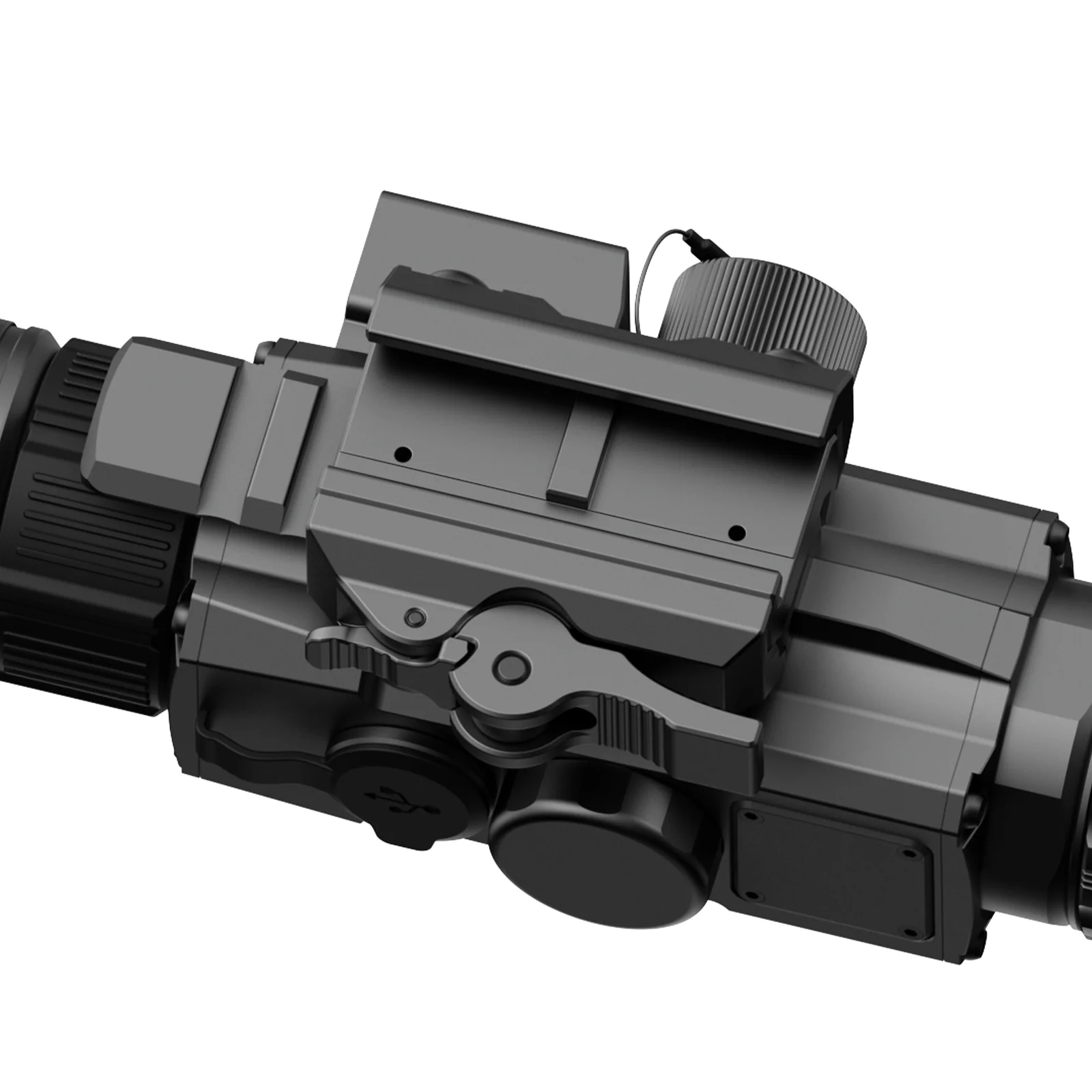 DNT HYDRA-LRF HS225R 256x192 25mm Multi-Function Thermal Scope with Laser Rangefinder, Ballistic Calculator, QDM150 Mount, Clip-On & Handheld Monocular Use - Image 2