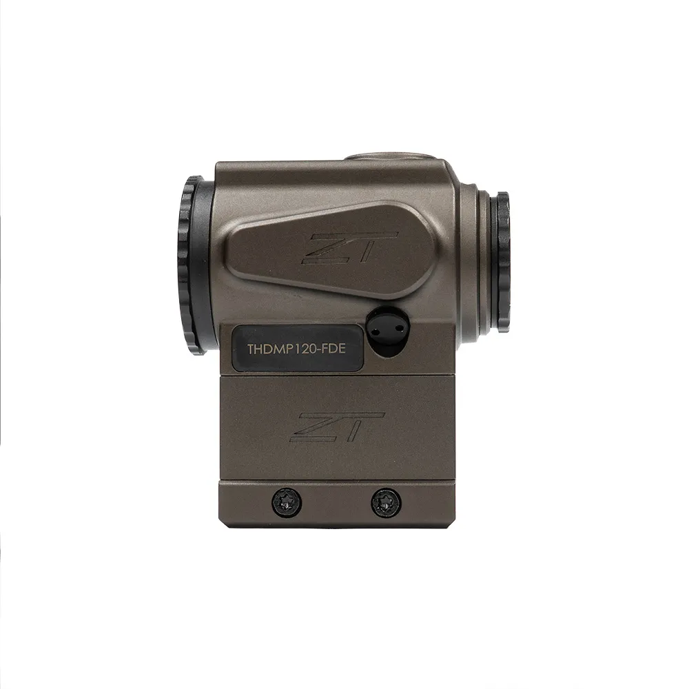 ZeroTech Thrive HD Micro Prism 1x FDE – Illuminated Prism Dot Reticle Optic, 20mm Objective, T-2 Footprint Compatible - Image 2