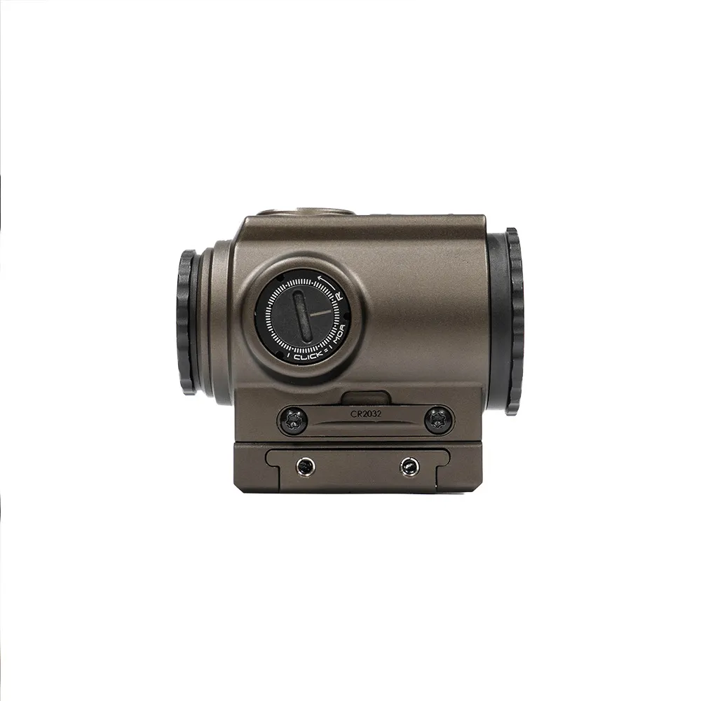 ZeroTech Thrive HD Micro Prism 1x FDE – Illuminated Prism Dot Reticle Optic, 20mm Objective, T-2 Footprint Compatible - Image 4