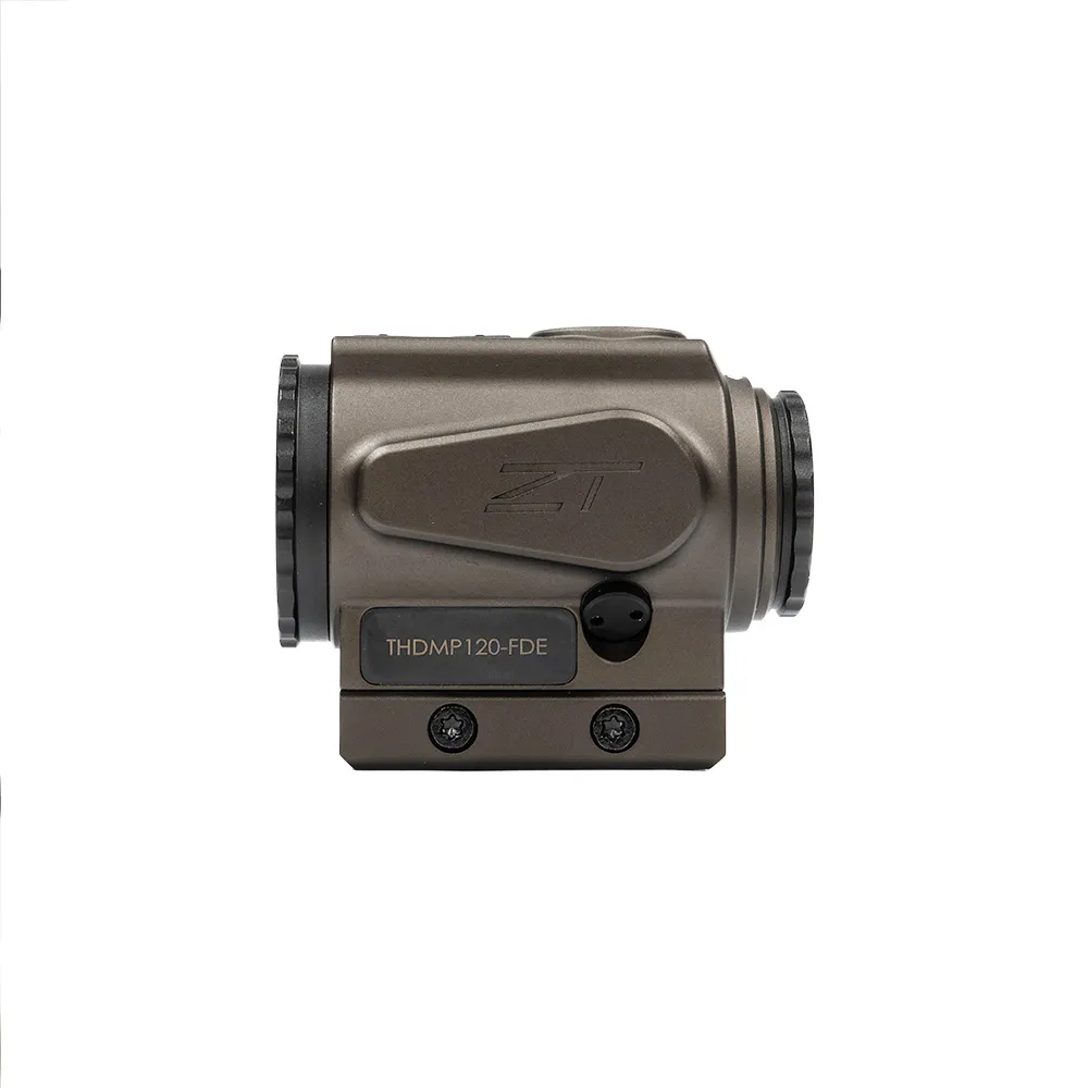 ZeroTech Thrive HD Micro Prism 1x FDE – Illuminated Prism Dot Reticle Optic, 20mm Objective, T-2 Footprint Compatible - Image 5