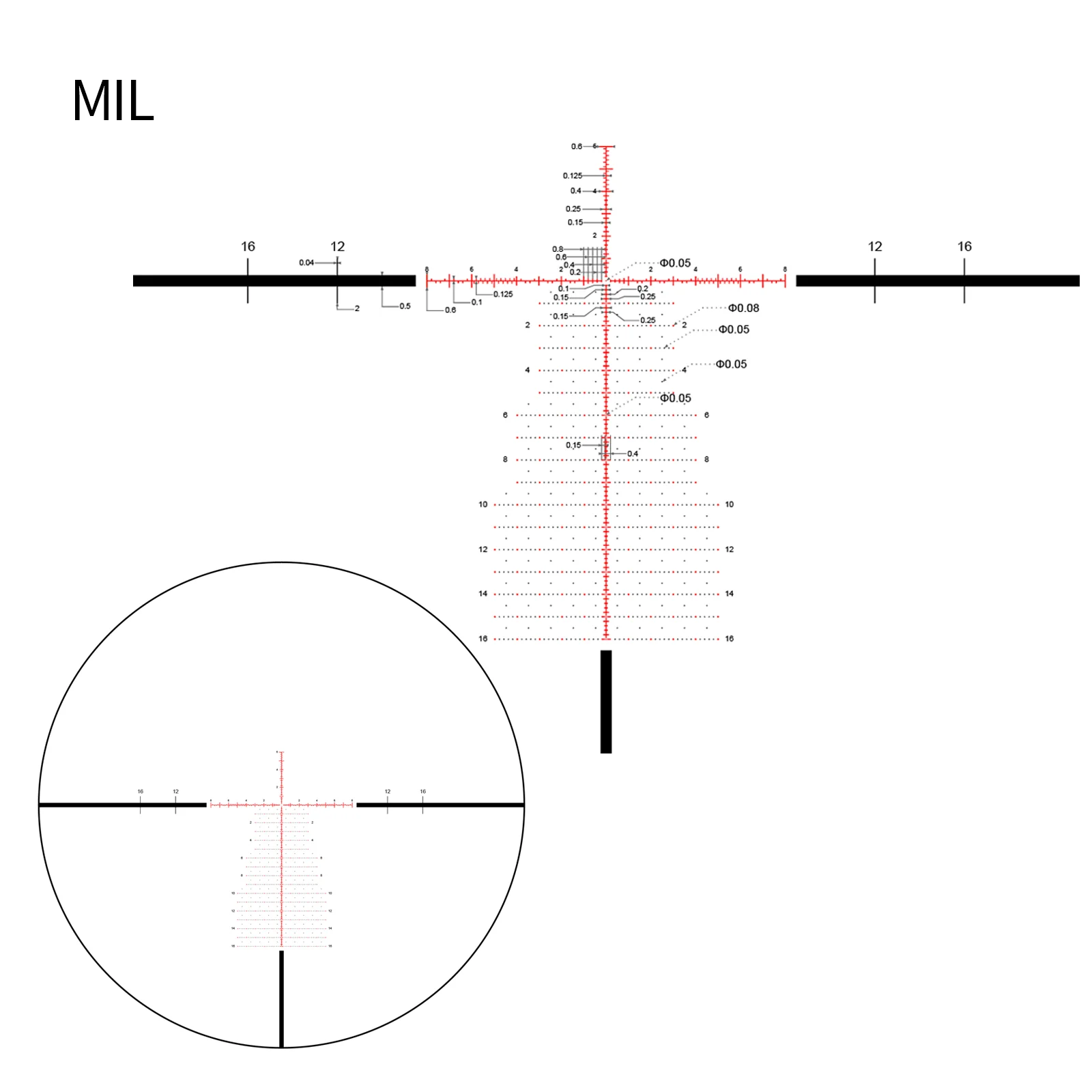 DNT TheOne 7-35x56 FFP Illuminated TOR MIL Rifle Scope, Zero Stop, 34mm Tube, Red Illumination, Precision Optic with Accessories - Image 5