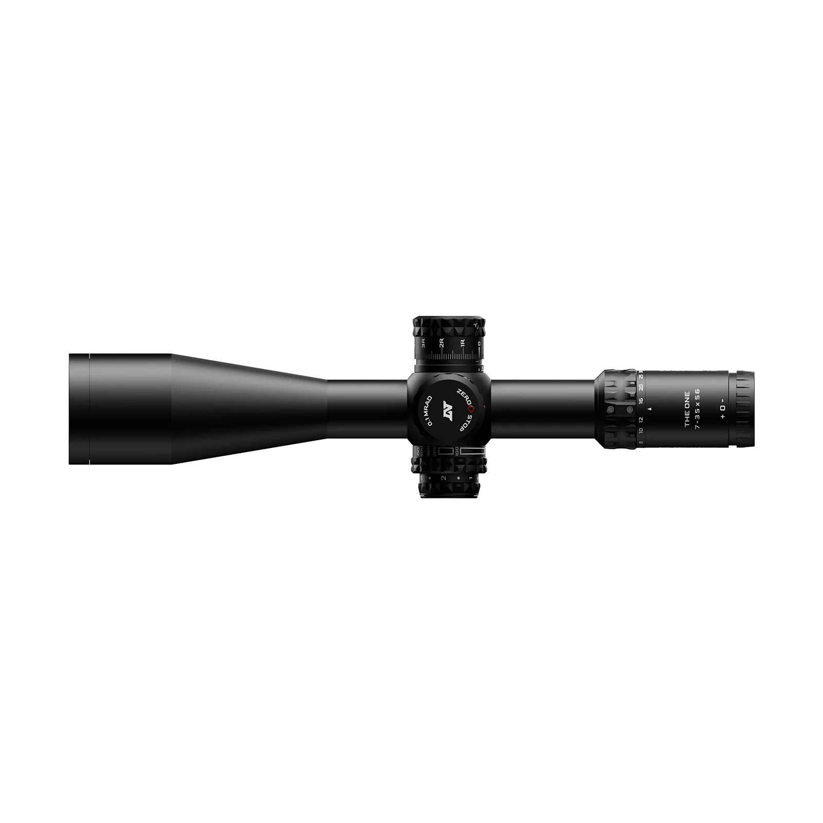 DNT TheOne 7-35x56 FFP Illuminated TOR MIL Rifle Scope, Zero Stop, 34mm Tube, Red Illumination, Precision Optic with Accessories - Image 2