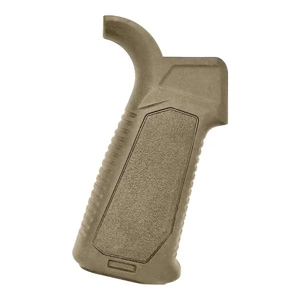 XTS-501NK 15° Rubberized AR-15 Pistol Grip – Ergonomic Rubber Overmold AR Grip with Storage Compartment – Black or FDE - Image 2