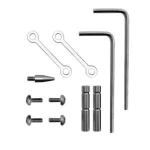 XTS-AWP Anodized Anti-Walk Pin Set - Multiple Colors - Silver