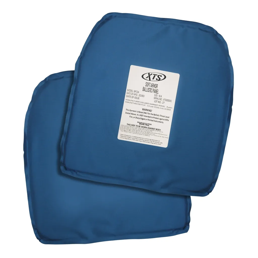 XTS-SAP – 12.5″ X 13.5″ Level 3A Kevlar Panels Set of 2